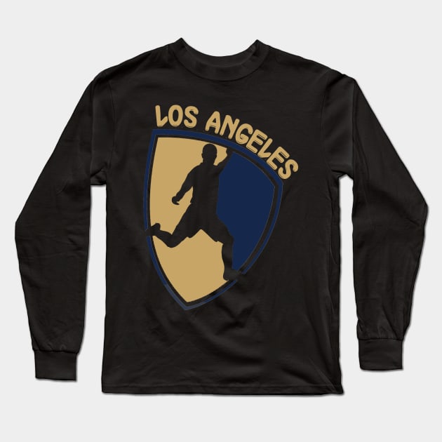 Los Angeles Soccer, Long Sleeve T-Shirt by JayD World